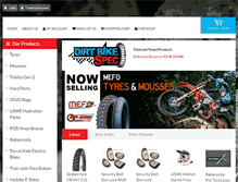 Tablet Screenshot of dirtbikespec.com